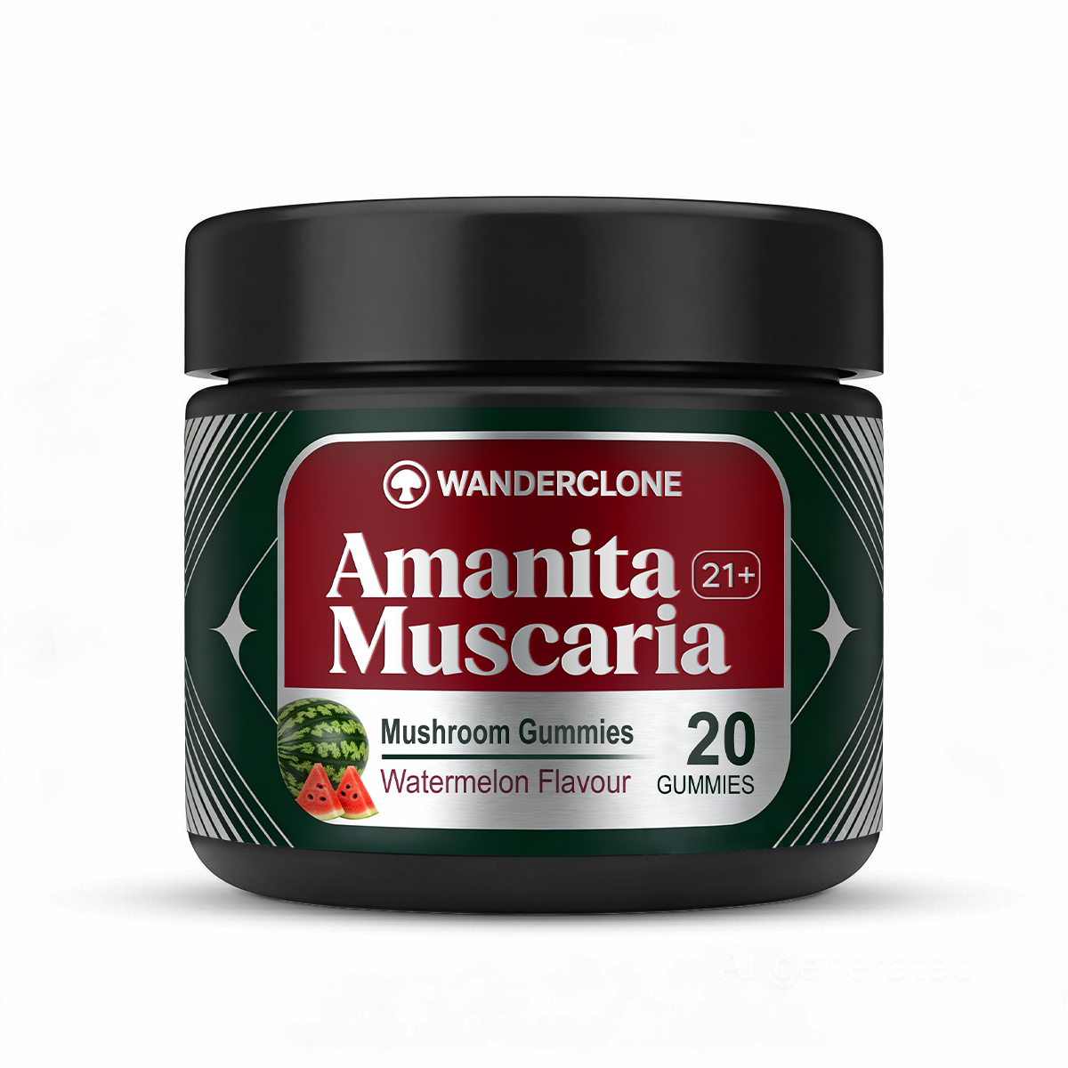 Wanderclone™ Amanita Muscaria Magic Mushroom Gummies - Watermelon