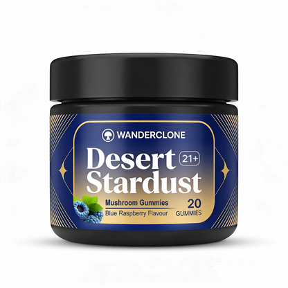 Wanderclone Desert Stardust Mushroom Gummies - Blue Raspberry