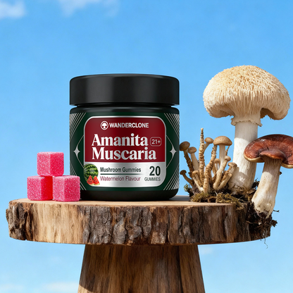 Wanderclone™ Amanita Muscaria Magic Mushroom Gummies - Watermelon