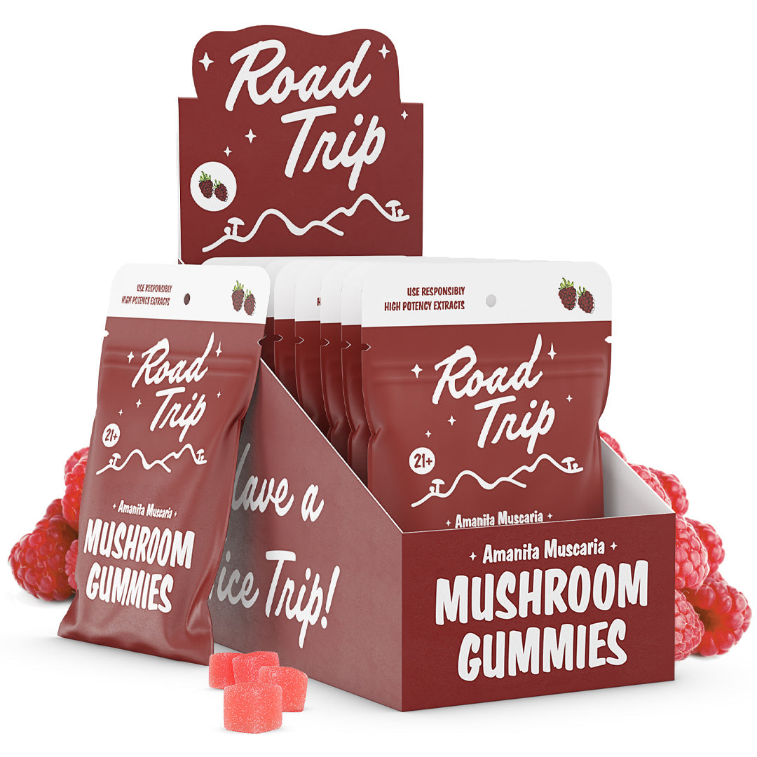 Amanita Muscaria Mushroom Gummies - Raspberry