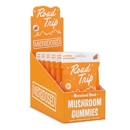 Road Trip - MICRODOSED Gummies + Functional Mushrooms - Orange